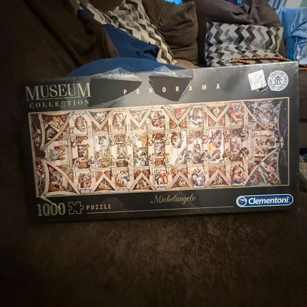 Clementoni Sistine Chapel Panorama Puzzle 1000 Piece Michelangelo Museum New